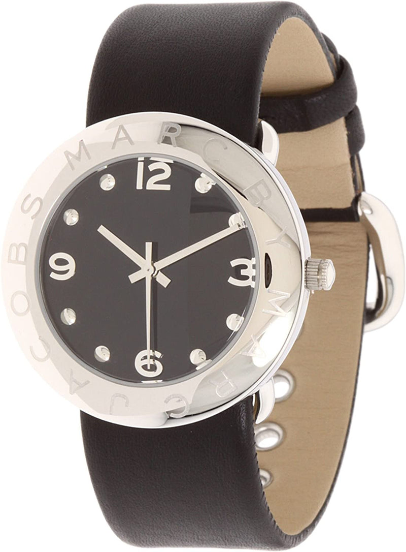 Marc By Marc Jacobs Amy Black Women's Leather Watch  MBM1140 - Watches of America