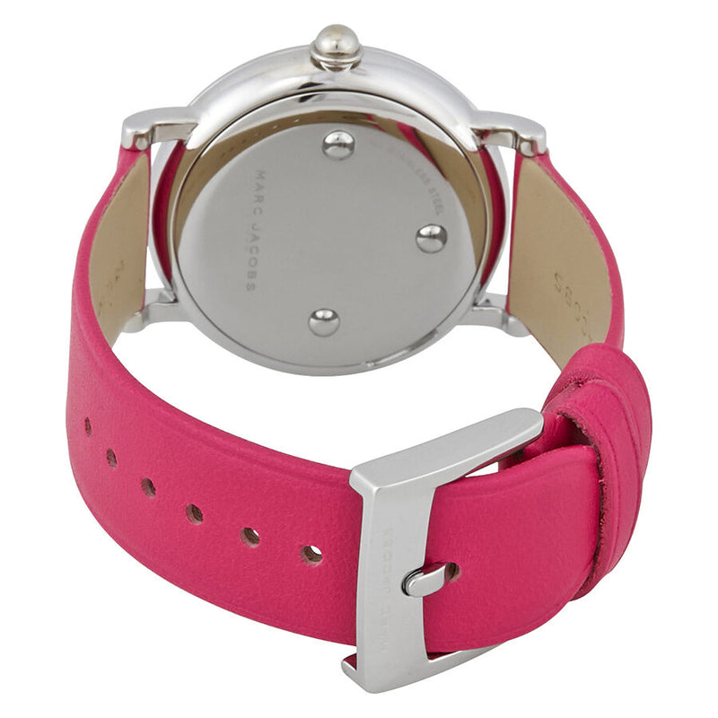 Marc Jacobs Roxy Black Dial Ladies Pink Leather Watch MJ1535 - Watches of America #3