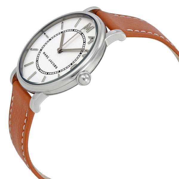Marc Jacobs Roxy Quartz White Dial Brown Leather Ladies Watch MJ1571 - Watches of America #2