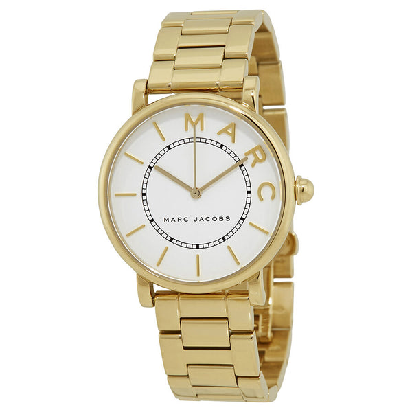 Marc Jacobs Roxy White Satin Dial Ladies Watch #MJ3522 - Watches of America