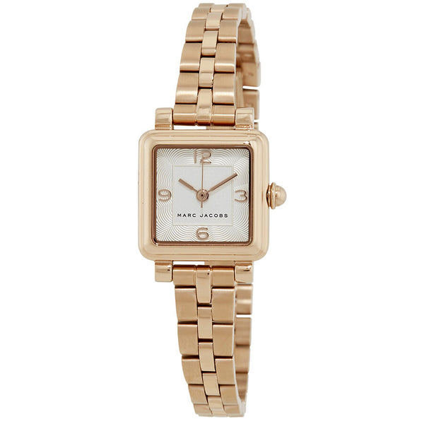 Marc Jacobs Vic Silver Dial Rose Gold-tone Ladies Watch MJ3530 - Watches of America
