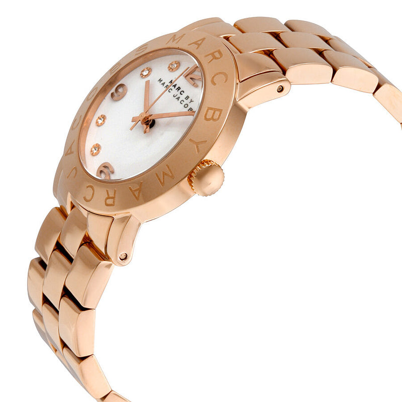 Marc by Marc Jacobs White Dial Rose Gold-Tone Ladies Watch MBM3077 - Watches of America #2