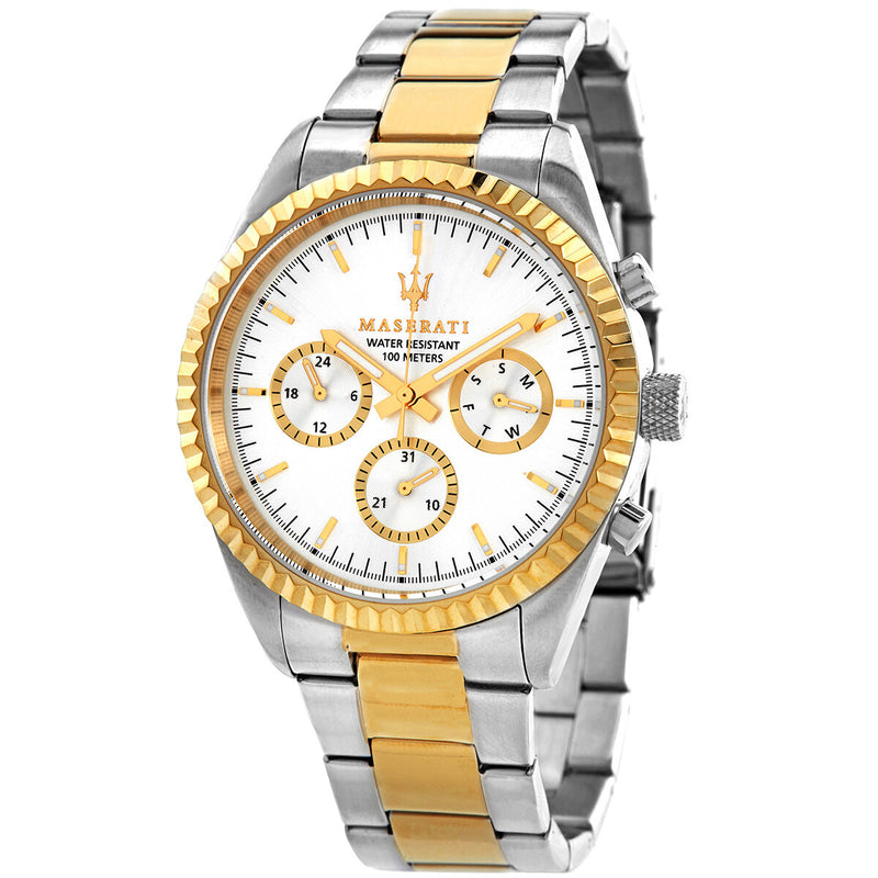 Maserati Chronograph Quartz Silver Dial Men's Watch R8853100021 - Watches of America