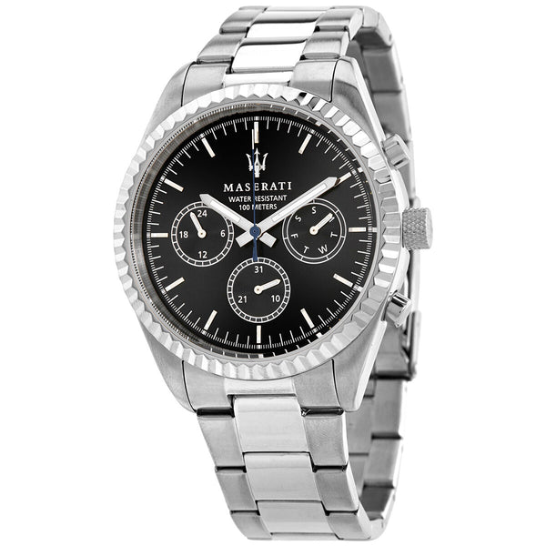 Maserati Competizione Chronograph Quartz Black Dial Men's Watch R8853100023 - Watches of America