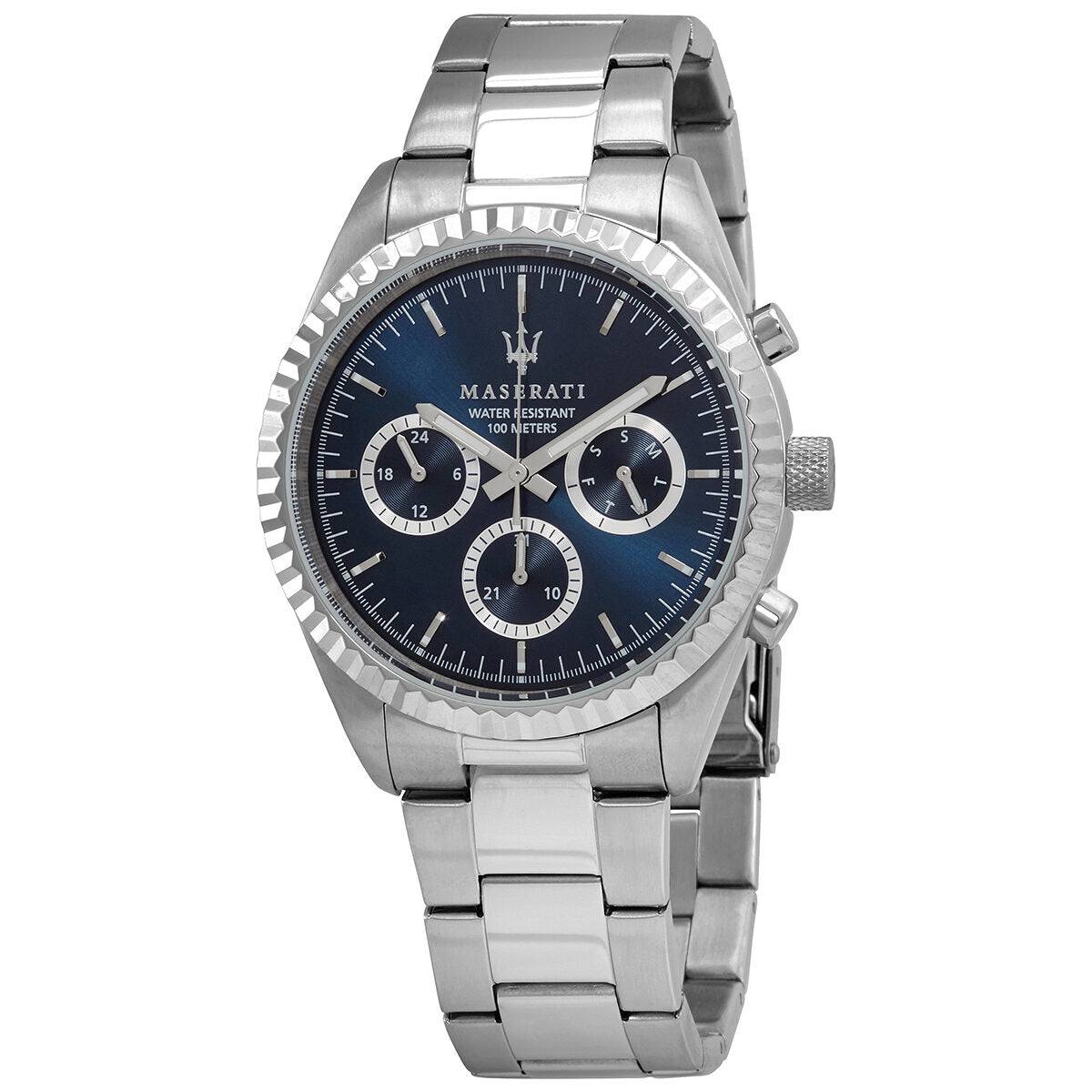 Maserati Competizione Chronograph Quartz Blue Dial Men's Watch R885310 –  Watches of America