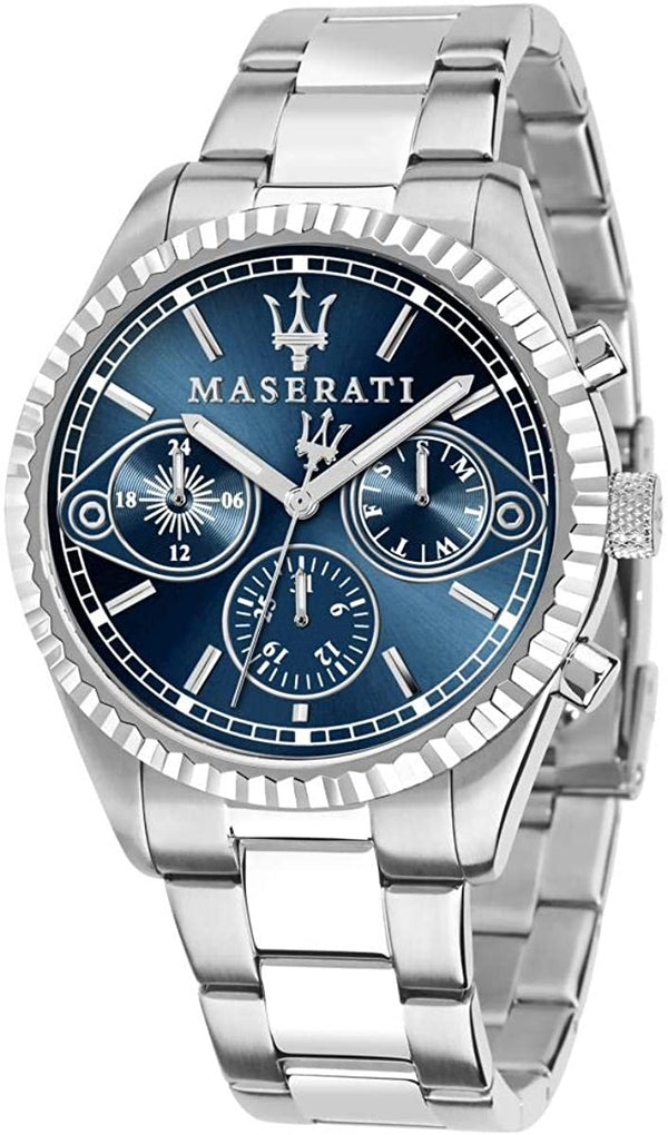 Maserati Competizione Blue Dial  R8853100013 - Watches of America