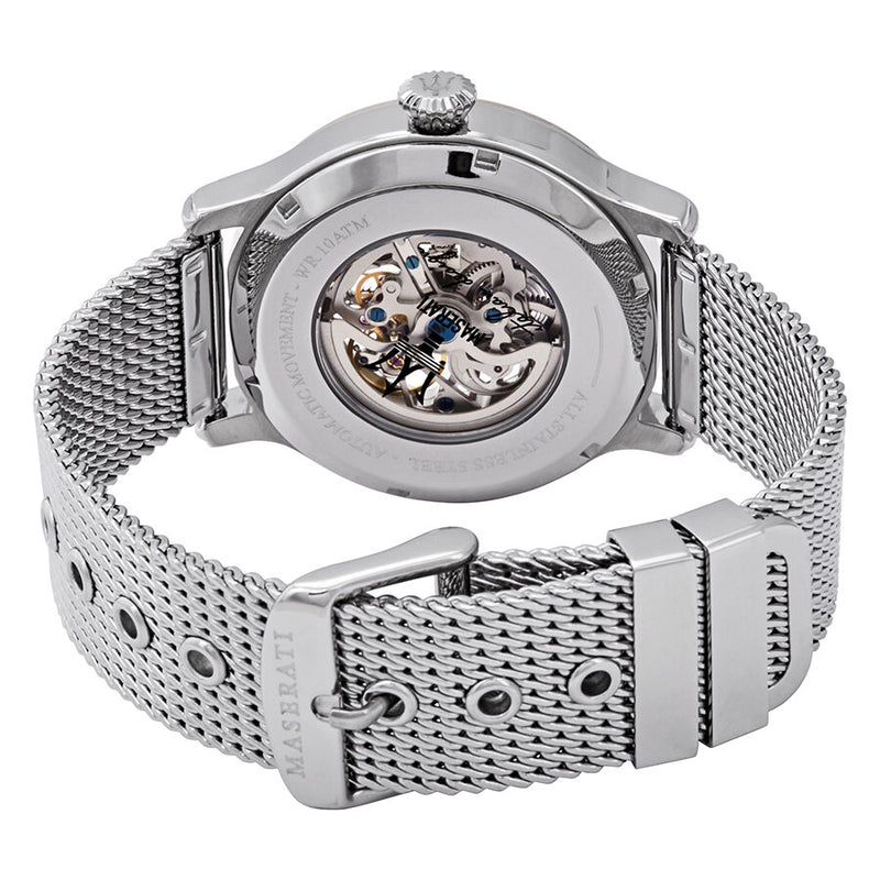 Maserati Epoca Automatic White Open Heart Dial Men's Watch R8823118001 - Watches of America #3