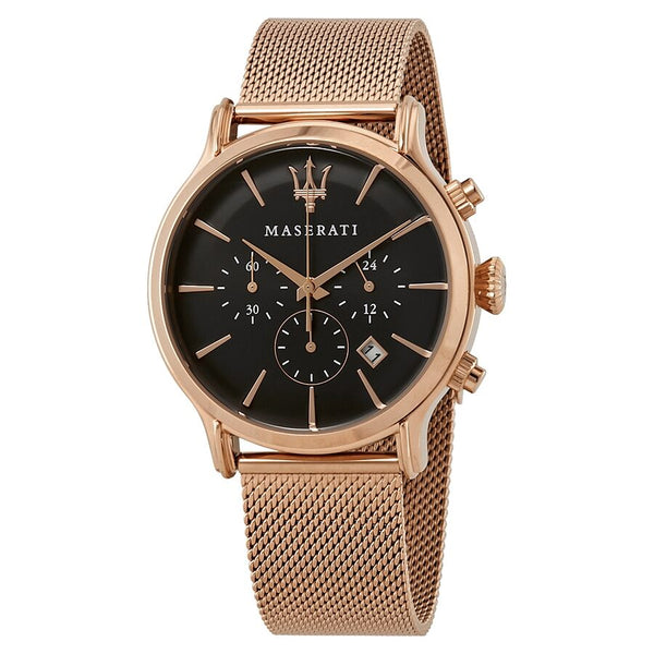 Maserati Epoca Chronograph Black Dial Men's Watch #R8873618005 - Watches of America