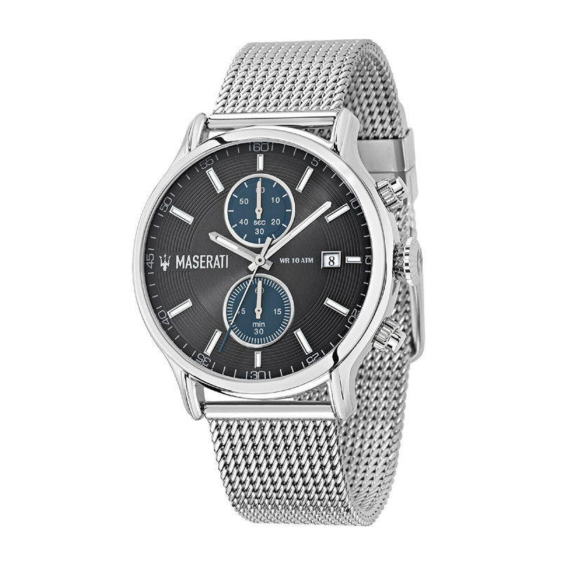 Maserati Epoca Grey/Blue Dial Chronograph Men's Watch R8873618003 - Watches of America