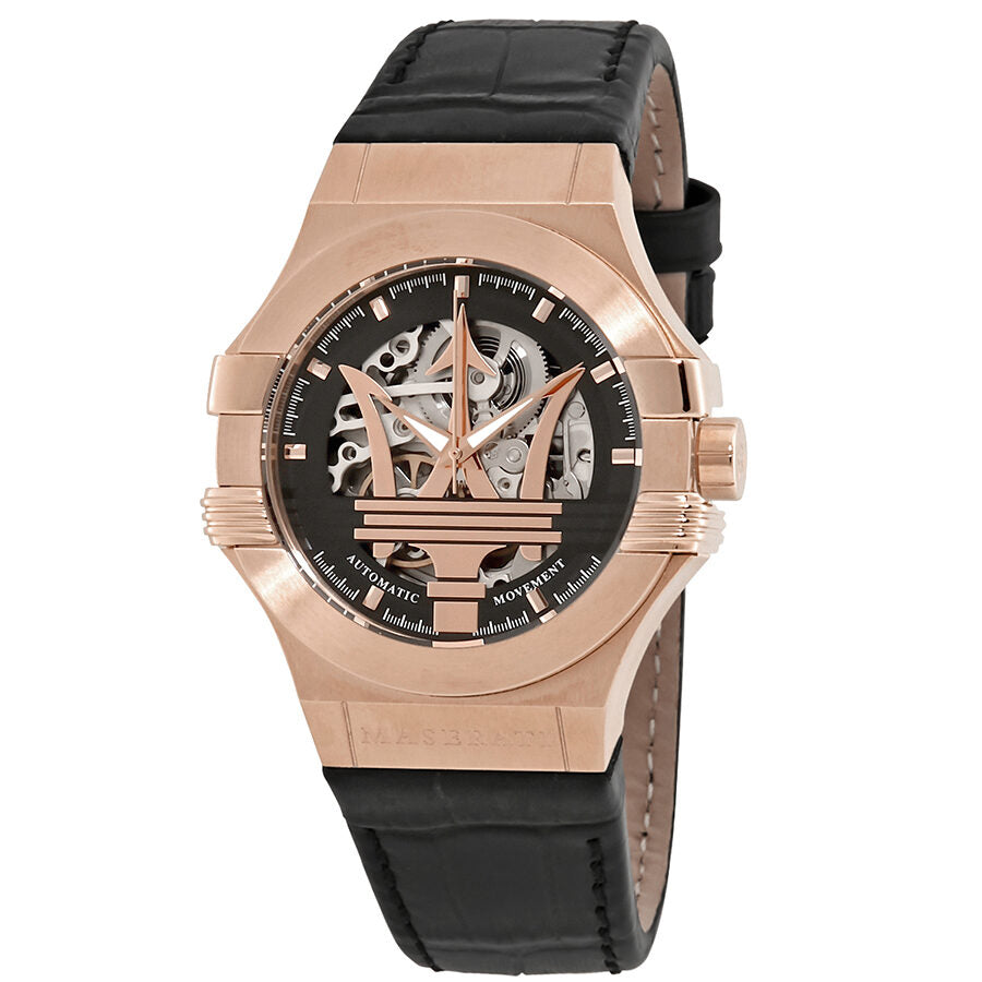 Maserati Potenza Automatic Skeleton Dial Men's Watch