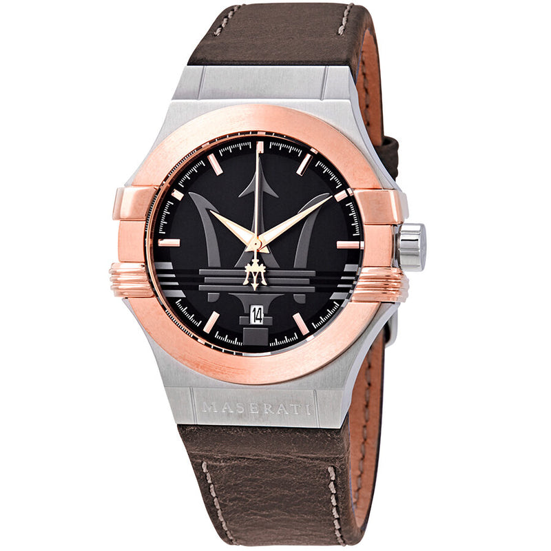 Maserati Potenza Black Dial Men's Watch R8851108014 - Watches of America
