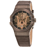 Maserati Potenza Brown Dial Men's Watch R8851108011 - Watches of America