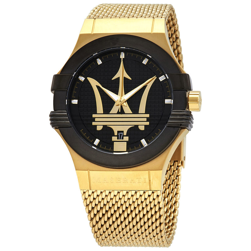 Maserati Potenza Quartz Black Dial Men's Watch R8853108006 - Watches of America