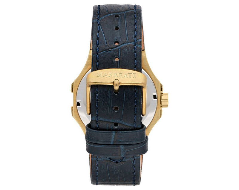 Maserati Potenza Blue Leather R8851108035 - Watches of America #3