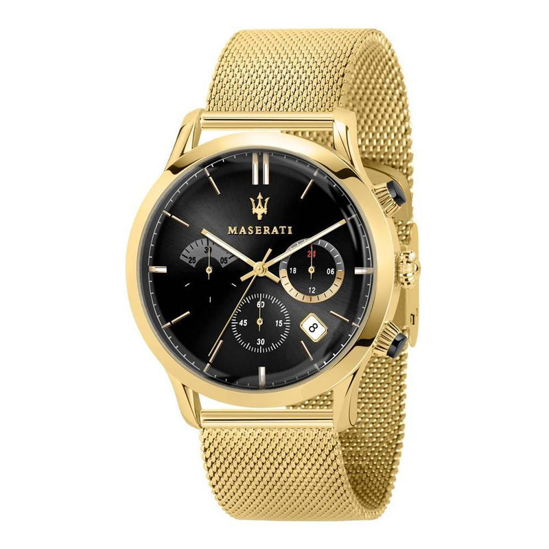 Maserati Ricordo Chronograph Black Dial Men's Watch #R8873633003 - Watches of America