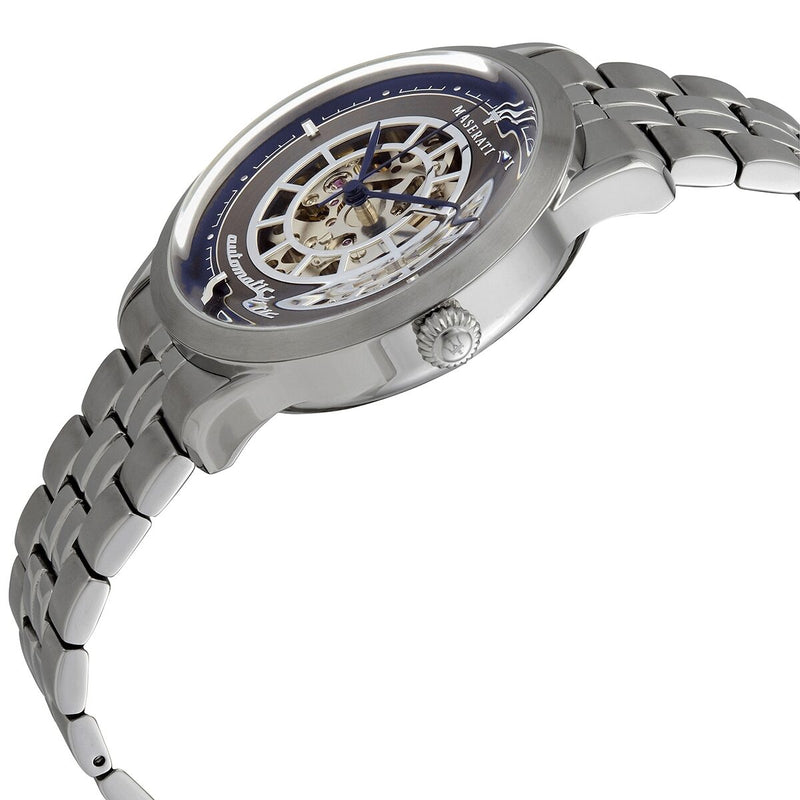 Maserati Ricordo Automatic Grey Skeleton Dial Men's Watch #R8823133005 - Watches of America #2