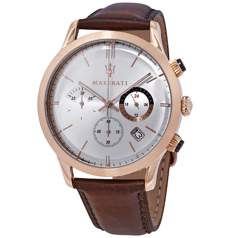 Maserati Ricordo Chronograph Silver Dial Men's Watch R8871633002 - Watches of America