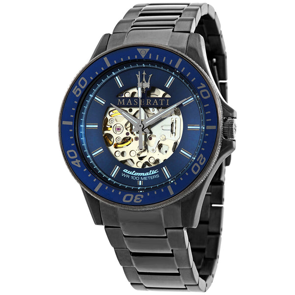 Maserati Sfida Automatic Blue Dial Men's Watch R8823140001 - Watches of America