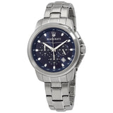 Maserati Successo Chronograph Blue Dial Men's Watch R8873621002 - Watches of America