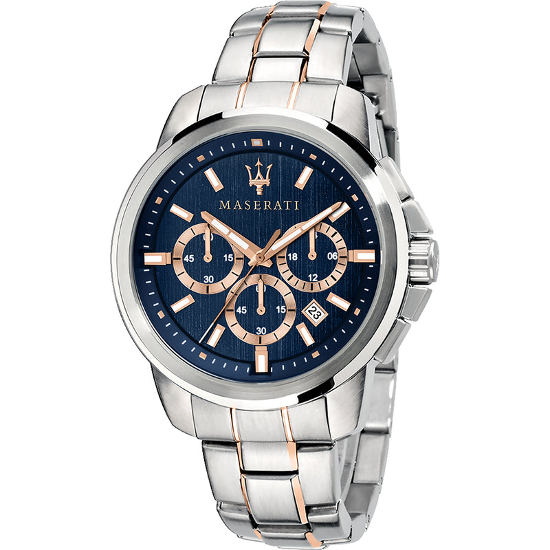 Maserati Successo Chronograph Quartz Blue Dial Men's Watch R8873621008