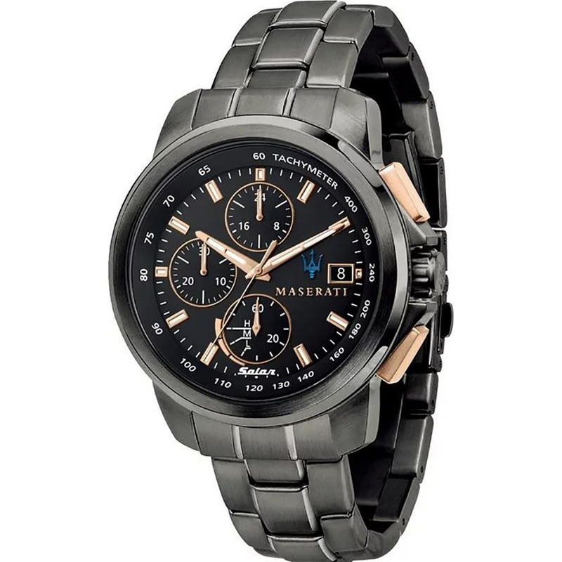 Maserati Successo Charcoal Chronograph  R8873645001 - Watches of America
