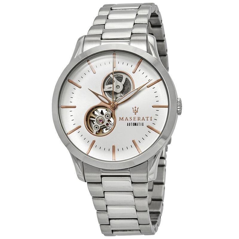 Maserati Tradizione Automatic White Dial Men's Watch R8823125001 - Watches of America