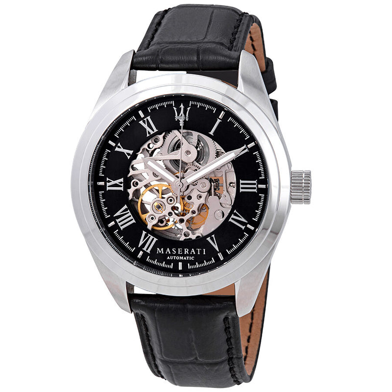 Maserati Traguardo Automatic Black Dial Men's Watch R8871612001 - Watches of America