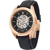 Maserati Traguardo Automatic Black/Skeleton Dial Men's Watch R8821112001 - Watches of America