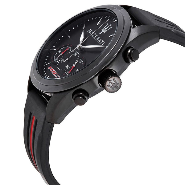 Maserati Traguardo Chronograph Black Dial Men's Watch #R8871612004 - Watches of America #2
