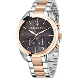 Maserati Traguardo Chronograph Brown Dial Men's Watch R8873612003 - Watches of America