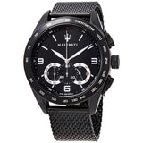 Maserati Traguardo Chronograph Quartz Black Dial Men's Watch R8873612031 - Watches of America