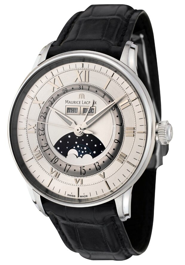 Maurice Lacroix Masterpiece Phase De Lune Automatic Silver Dial