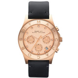 Marc By Marc Jacobs Blade Rose Gold Women's Leather Chronograph Watch  MBM1188 - Watches of America