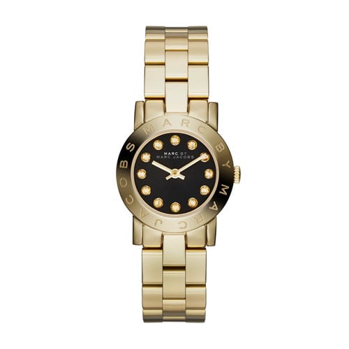 Marc By Marc Jacobs Amy Black Women's Gold Classic Watch  MBM3336 - Watches of America