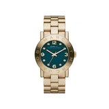 Marc By Marc Jacobs Amy Black Women's Gold Classic Watch  MBM8619 - Watches of America