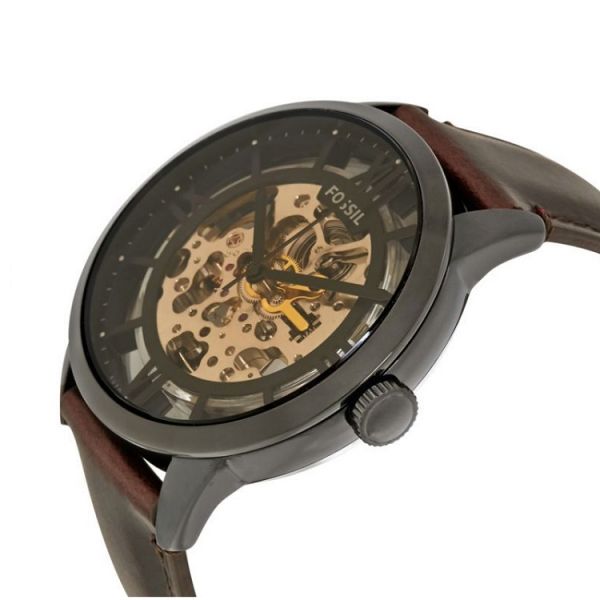 Fossil Townsman Automatic Brown Skeleton Dial Men's Watch ME3098 – Watches  of America