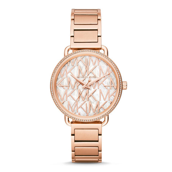 Michael Kors Portia Mother Of Pearl Women's Watch  MK3887 - Watches of America