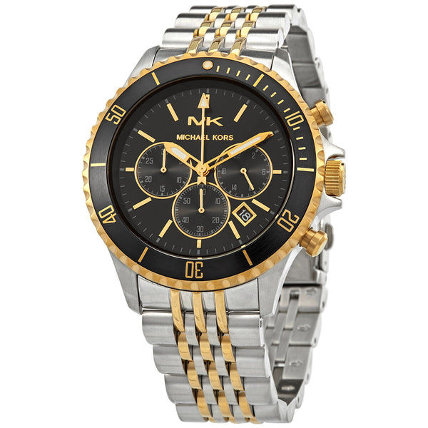 Michael Kors Bayville Chronograph Quartz Black Dial Men's Watch MK8872 - Watches of America