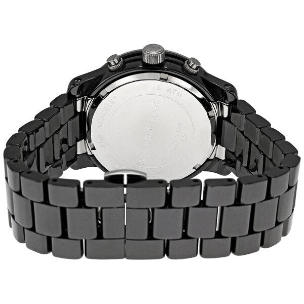 Michael Kors Black Dial Black Ceramic Bracelet Chronograph Watch MK5190#mk5190 - Watches of America #3