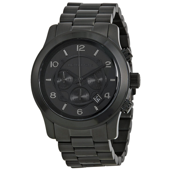 Michael Kors Blacked Out Runway Chronograph Men's Watch MK8157 - Watches of America