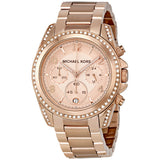 Michael Kors Blair Chronograph Rose Dial Ladies Watch #MK5263 - Watches of America