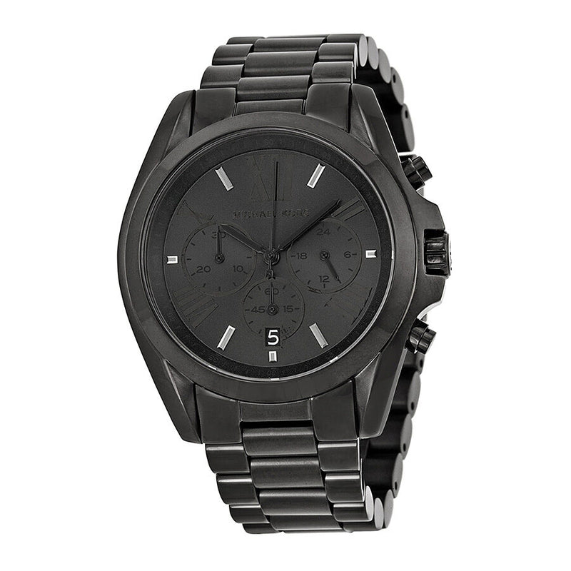 Michael Kors Bradshaw Chronograph Black Dial Unisex Watch #MK5550 - Watches of America