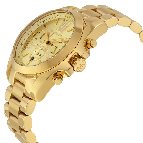 Michael Kors Bradshaw Chronograph Champagne Dial Unisex Watch #MK5605 - Watches of America #2