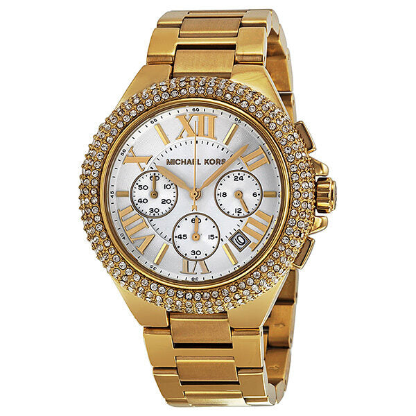 Michael Kors Bradshaw Chronograph Gold-tone Ladies Watch MK5756 - Watches of America