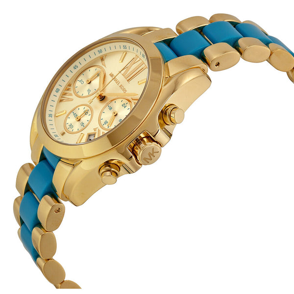 Michael Kors Bradshaw Chronograph Champagne Dial Ladies Watch MK5908 - Watches of America #2