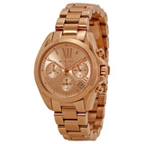 Michael Kors Bradshaw Chronograph Rose Dial Ladies Watch MK5799 - Watches of America