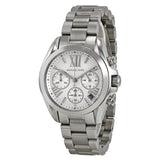 Michael Kors Bradshaw Chronograph Silver Dial Ladies Watch #MK6174 - Watches of America