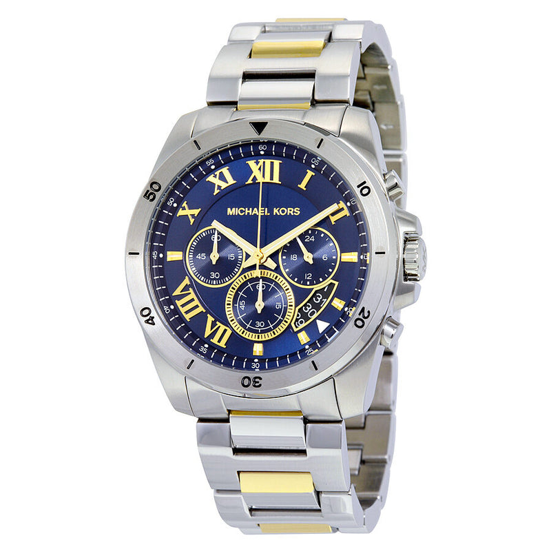 Michael Kors Brecken Chronograph Blue Dial Men\'s Watch MK8437 – Watches of  America