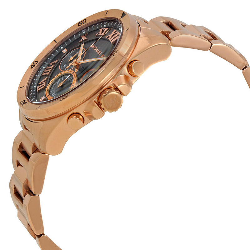 Michael Kors Brecken Grey Dial Men's Rose Gold Chronograph Watch MK8563 - Watches of America #2