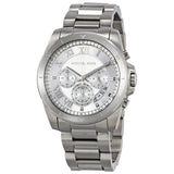 Michael Kors Brecken Silver Dial Men's Chronograph Watch MK8562 - Watches of America